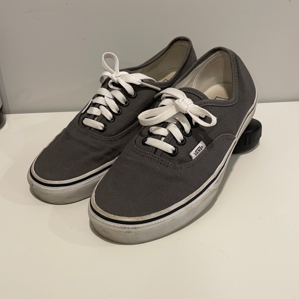 Vans gray women’s 8 men’s 6.5